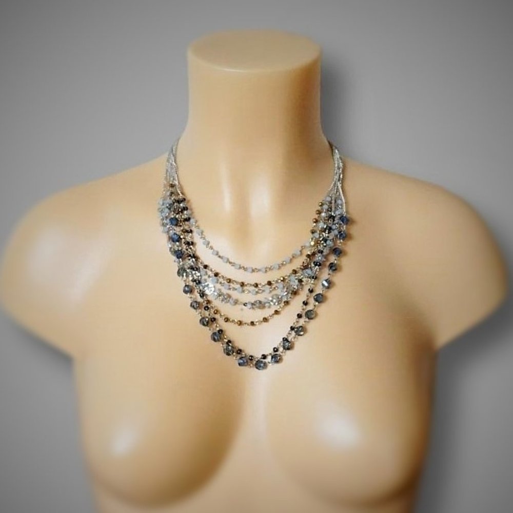 Vera Wang Multi-Strand Necklace NEW